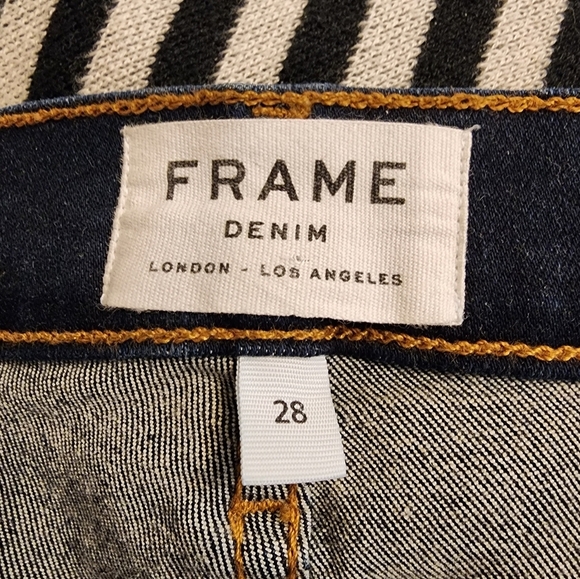 NEW Frame Dublin le Skinny de Jeanne #1470 Cut Off Ankle Luxury Jeans Summer - Picture 8 of 15